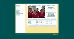 Desktop Screenshot of hausarztpraxis-lehnert.de