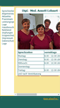 Mobile Screenshot of hausarztpraxis-lehnert.de